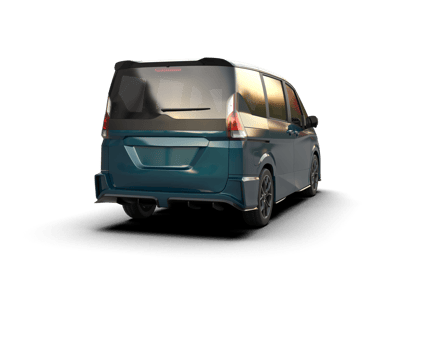 Modern car isolated on background. 3d rendering - illustration png