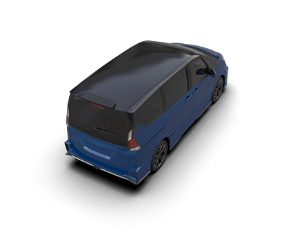 Modern car isolated on background. 3d rendering - illustration png