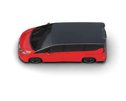 Modern car isolated on background. 3d rendering - illustration png