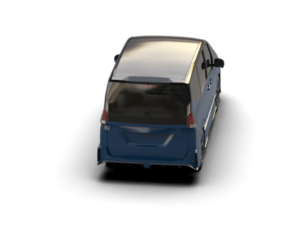 Modern car isolated on background. 3d rendering - illustration png