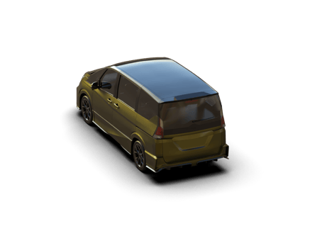 Modern car isolated on background. 3d rendering - illustration png