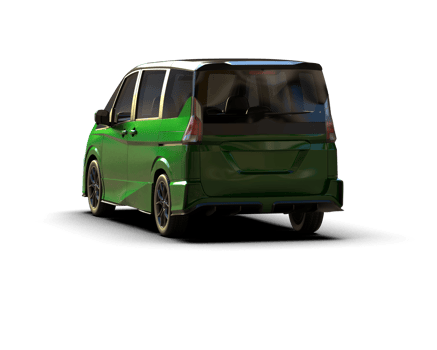Modern car isolated on background. 3d rendering - illustration png