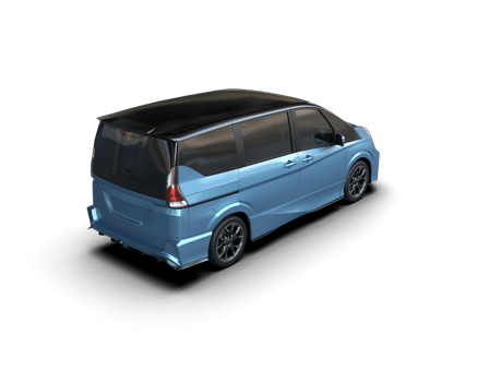Modern car isolated on background. 3d rendering - illustration png