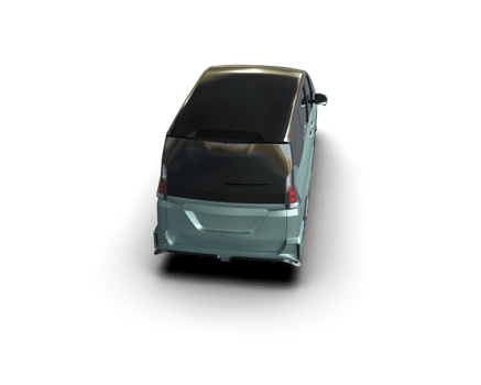 Modern car isolated on background. 3d rendering - illustration png