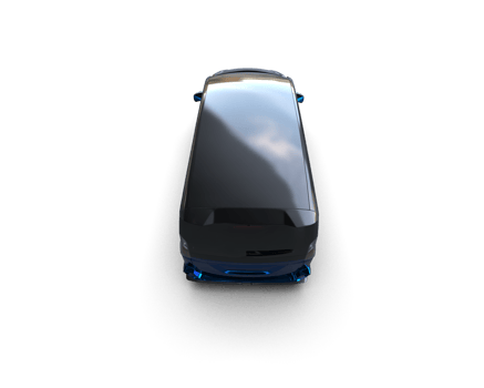 Modern car isolated on background. 3d rendering - illustration png