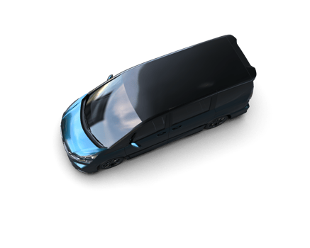 Modern car isolated on background. 3d rendering - illustration png