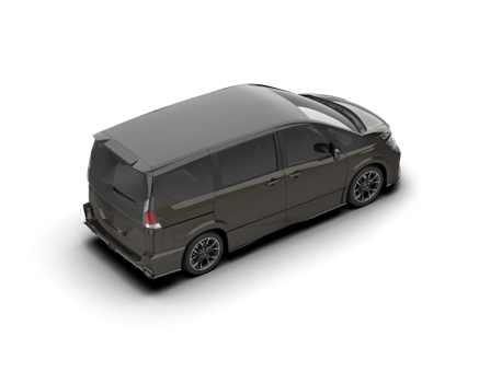 Modern car isolated on background. 3d rendering - illustration png