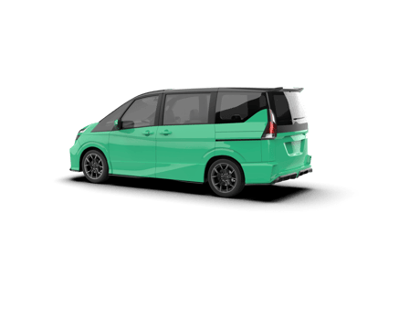 Modern car isolated on background. 3d rendering - illustration png