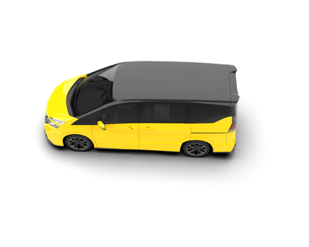 Modern car isolated on background. 3d rendering - illustration png