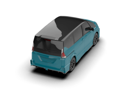 Modern car isolated on background. 3d rendering - illustration png
