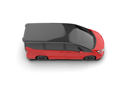 Modern car isolated on background. 3d rendering - illustration png