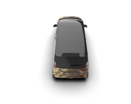 Modern car isolated on background. 3d rendering - illustration png