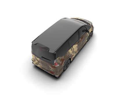 Modern car isolated on background. 3d rendering - illustration png