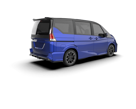 Modern car isolated on background. 3d rendering - illustration png