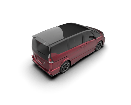 Modern car isolated on background. 3d rendering - illustration png