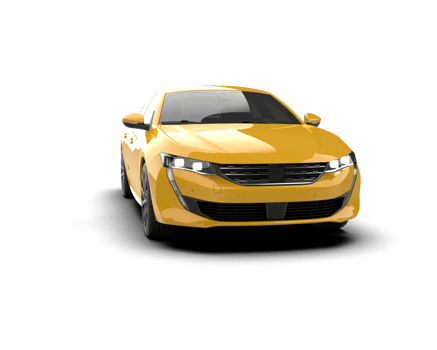 Modern car isolated on background. 3d rendering - illustration png