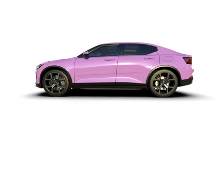 Modern car isolated on background. 3d rendering - illustration png