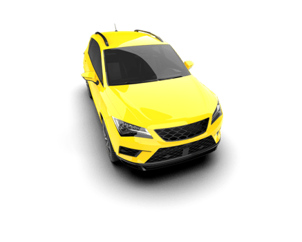 Modern car isolated on background. 3d rendering - illustration png