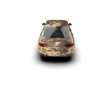 Modern car isolated on background. 3d rendering - illustration png
