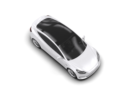 Modern car isolated on background. 3d rendering - illustration png