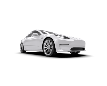 Modern car isolated on background. 3d rendering - illustration png