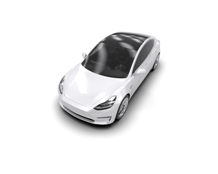 Modern car isolated on background. 3d rendering - illustration png