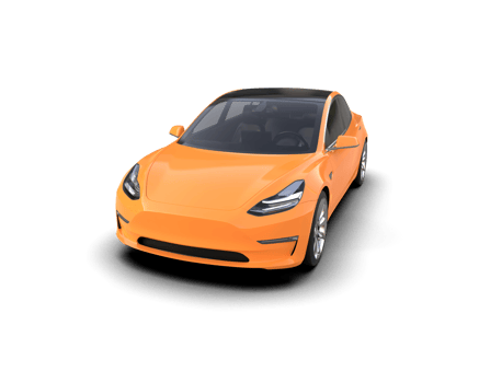 Modern car isolated on background. 3d rendering - illustration png