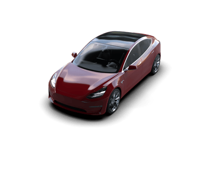 Modern car isolated on background. 3d rendering - illustration png