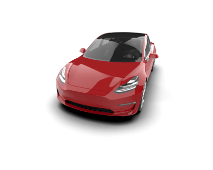 Modern car isolated on background. 3d rendering - illustration png