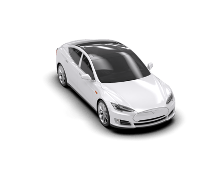 Modern car isolated on background. 3d rendering - illustration png