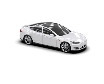 Modern car isolated on background. 3d rendering - illustration png