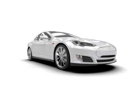 Modern car isolated on background. 3d rendering - illustration png