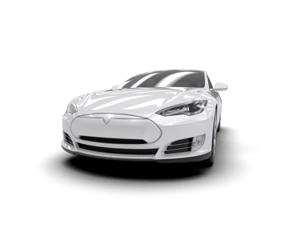 Modern car isolated on background. 3d rendering - illustration png