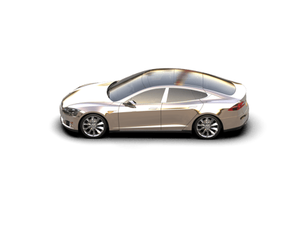 Modern car isolated on background. 3d rendering - illustration png