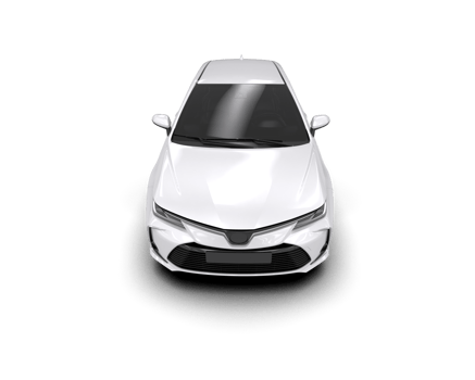 Modern car isolated on background. 3d rendering - illustration png