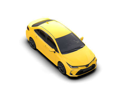 Modern car isolated on background. 3d rendering - illustration png