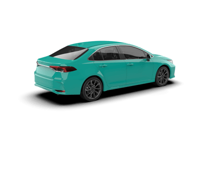 Modern car isolated on background. 3d rendering - illustration png