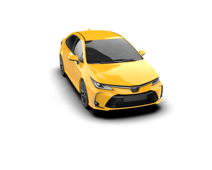 Modern car isolated on background. 3d rendering - illustration png