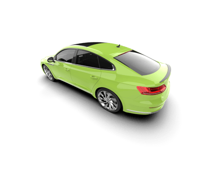 Modern car isolated on background. 3d rendering - illustration png