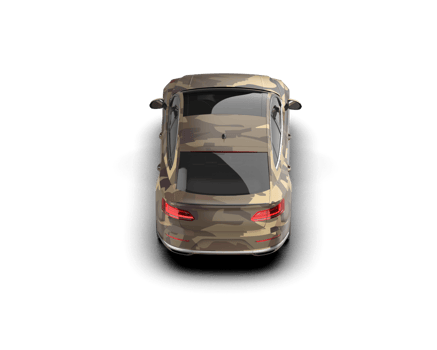 Modern car isolated on background. 3d rendering - illustration png