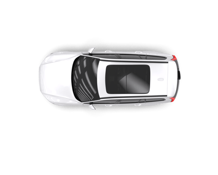 Modern car isolated on background. 3d rendering - illustration png