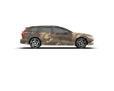 Modern car isolated on background. 3d rendering - illustration png