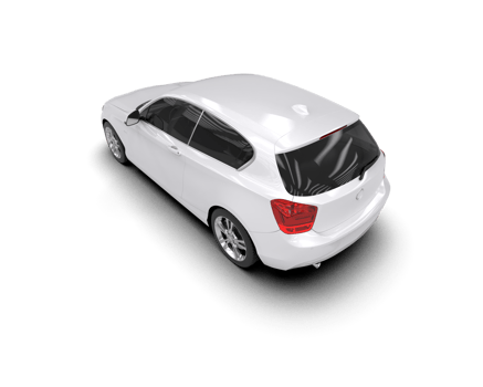 Modern car isolated on background. 3d rendering - illustration png