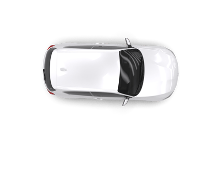 Modern car isolated on background. 3d rendering - illustration png