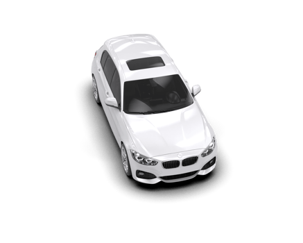 Modern car isolated on background. 3d rendering - illustration png