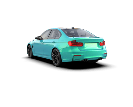 Modern car isolated on background. 3d rendering - illustration png