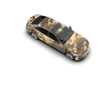 Modern car isolated on background. 3d rendering - illustration png