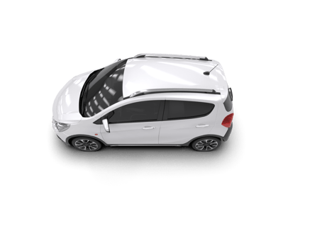 Modern car isolated on background. 3d rendering - illustration png