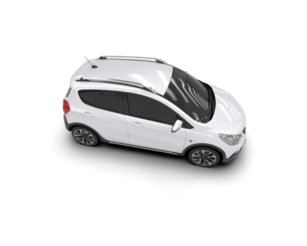 Modern car isolated on background. 3d rendering - illustration png