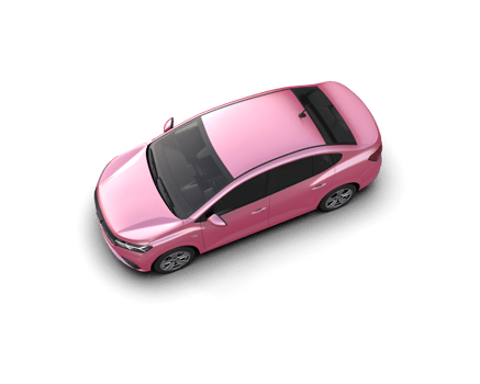 Modern car isolated on background. 3d rendering - illustration png